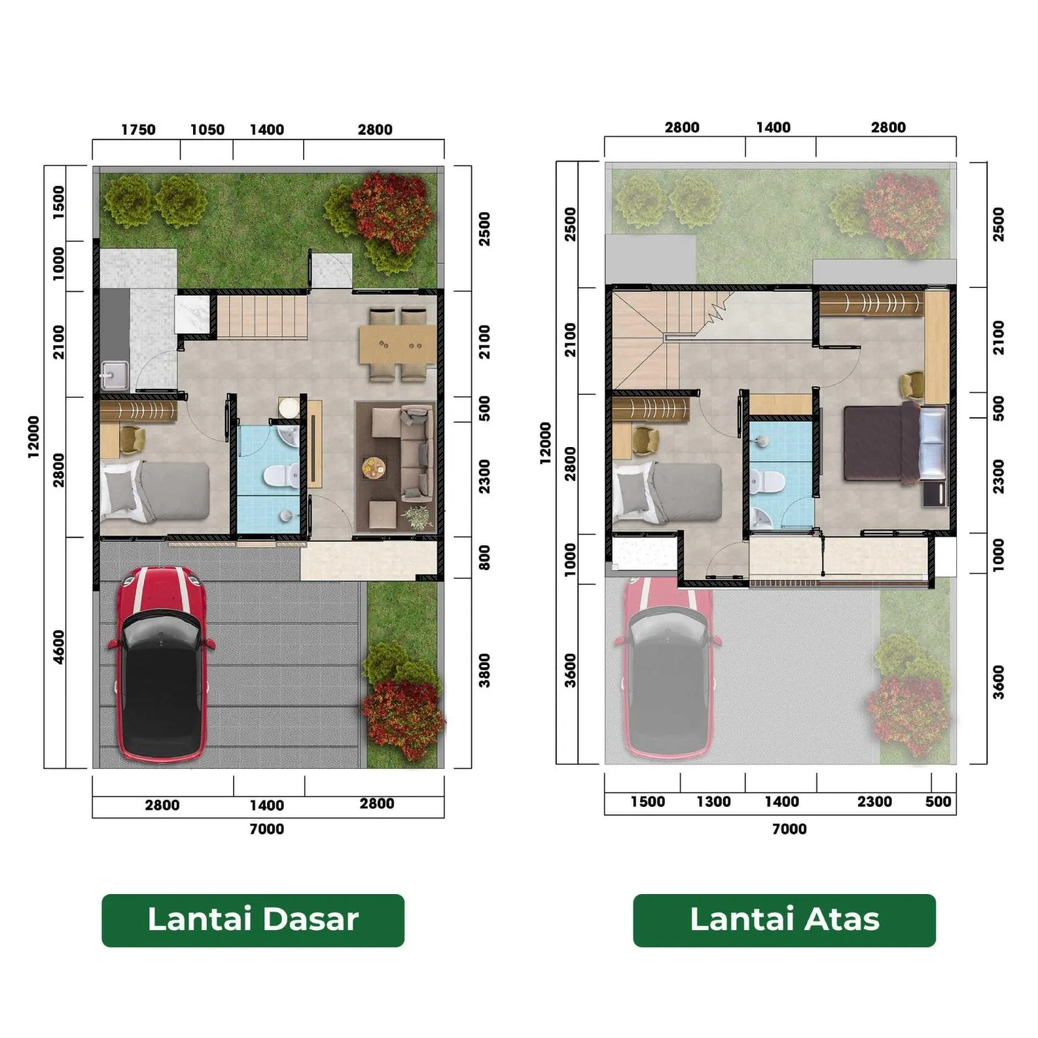 Tipe B 68-84 Cluster Garnet – Permata Cimanggis Depok (2)